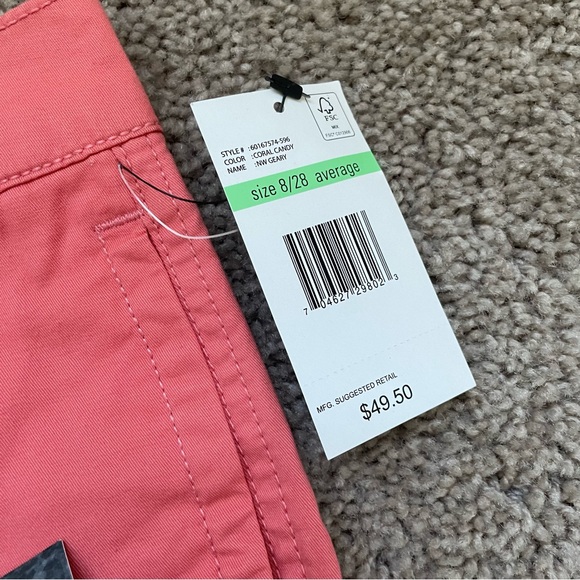 Nine West shorts pink 8/28 - Picture 8 of 9